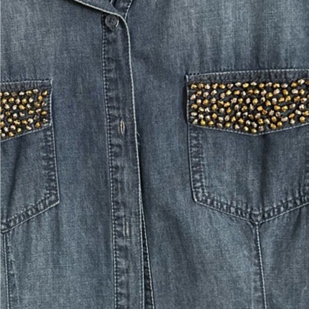 Chico's Blue Denim Shirt